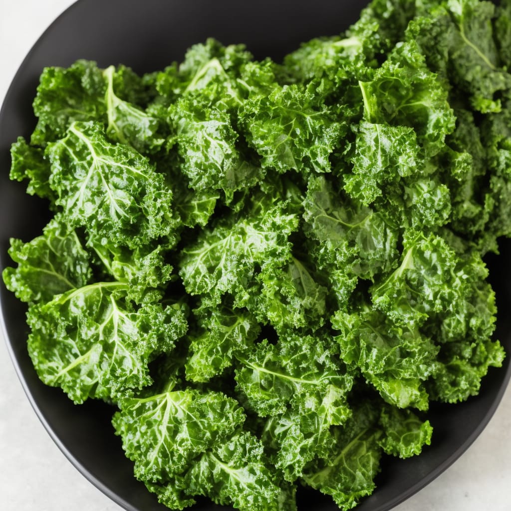 Kale Chips in the Microwave