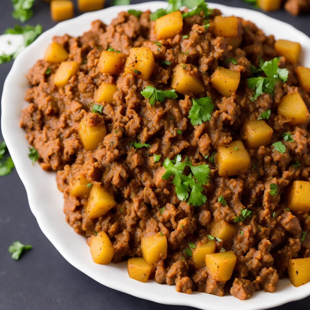 Keema Aloo (Ground Beef and Potatoes)