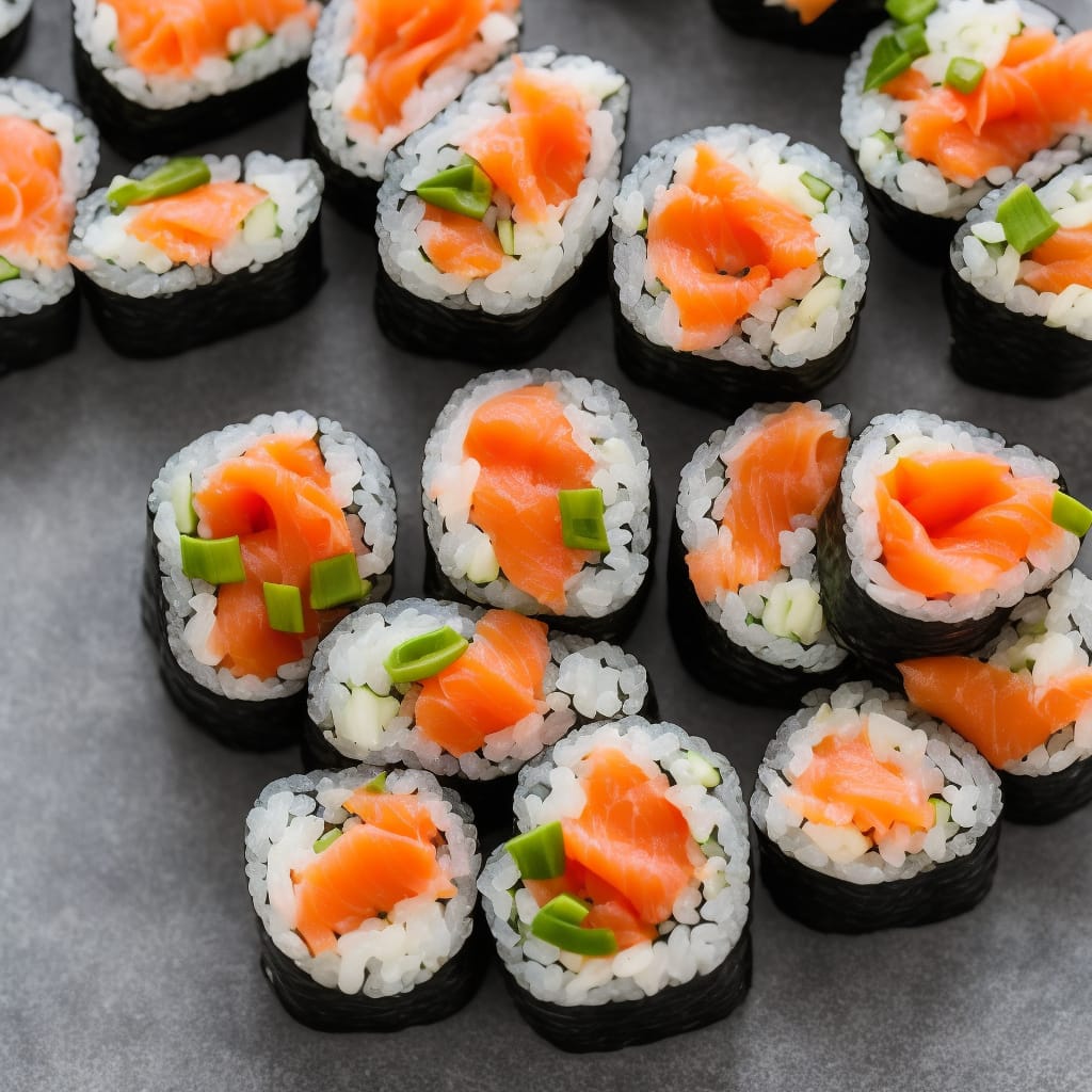 Kelp & Smoked Salmon Sushi-Style Rolls