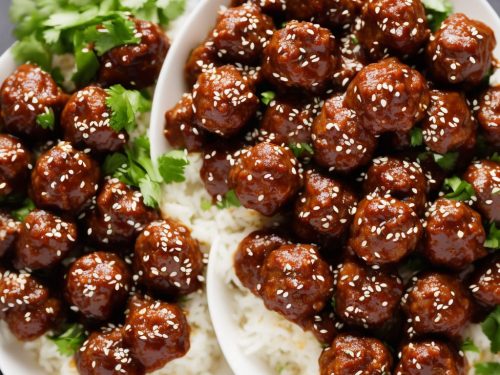 Korean Barbecue-Style Meatballs