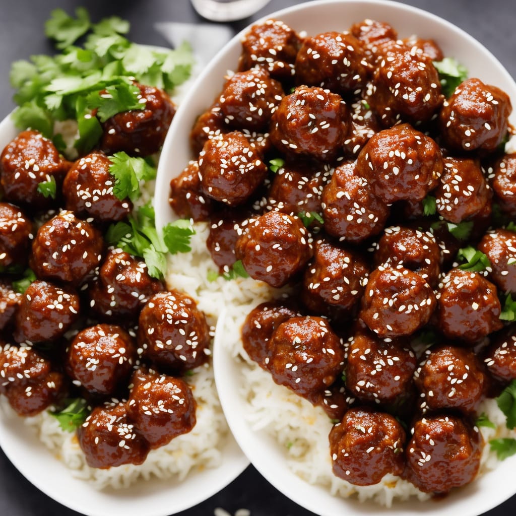 Korean Barbecue-Style Meatballs