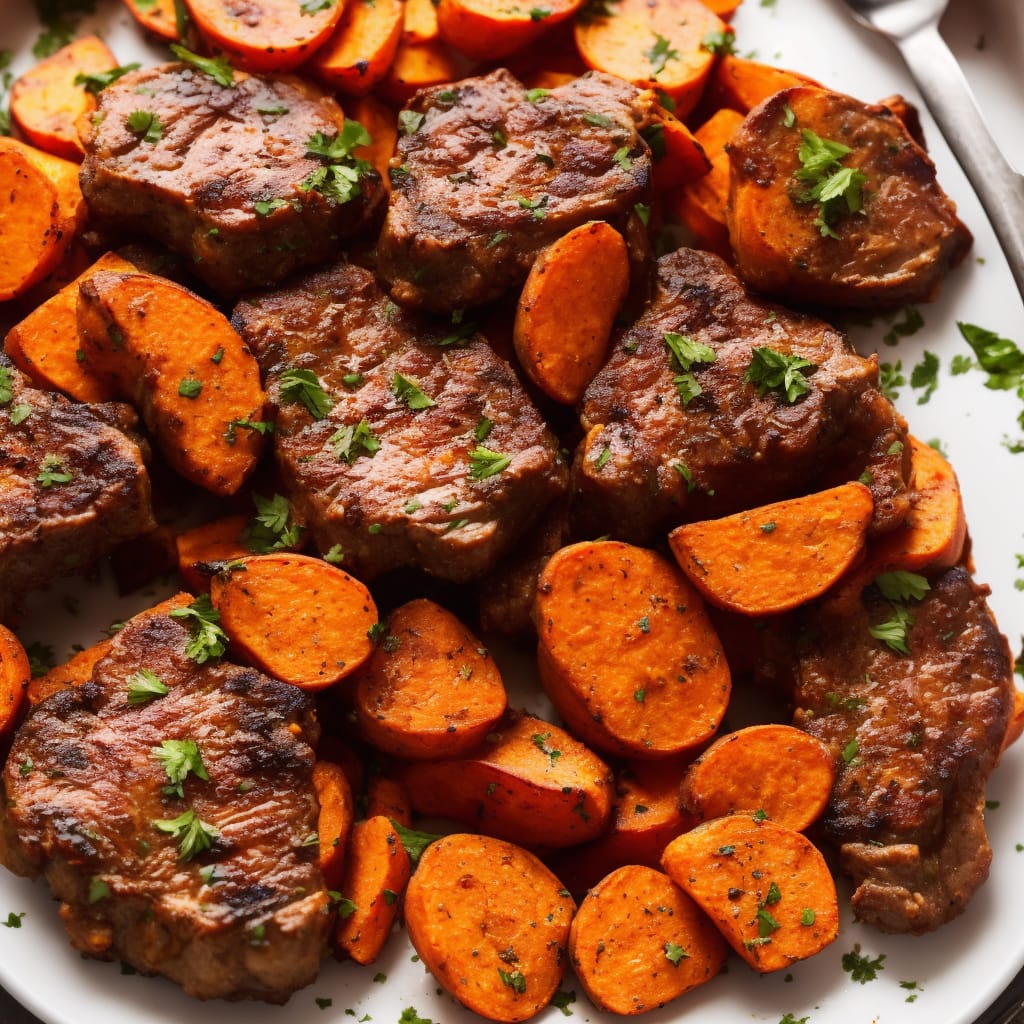 Lamb Chops & Smoked Paprika Sweet Potatoes