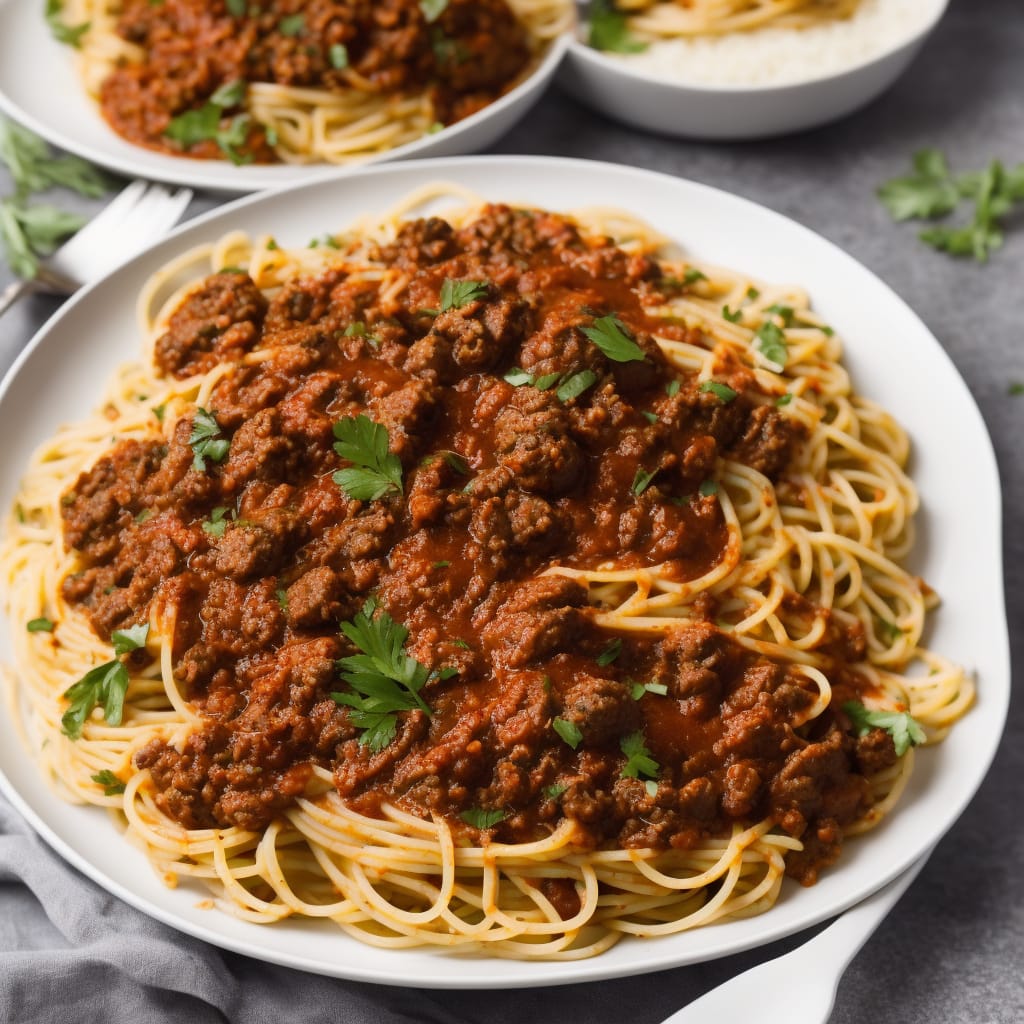 Lamb & fennel spaghetti Bolognese