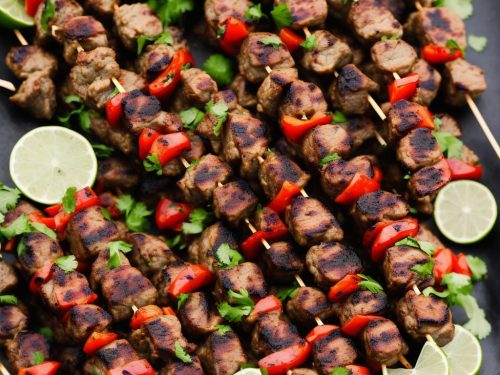 Lamb Kebabs with Peppery Lime Marinade
