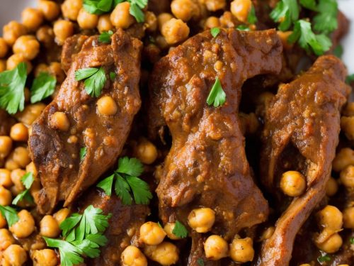 Lamb Shanks with Chickpeas & Moroccan Spices