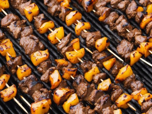 Lamb Skewers on the Grill