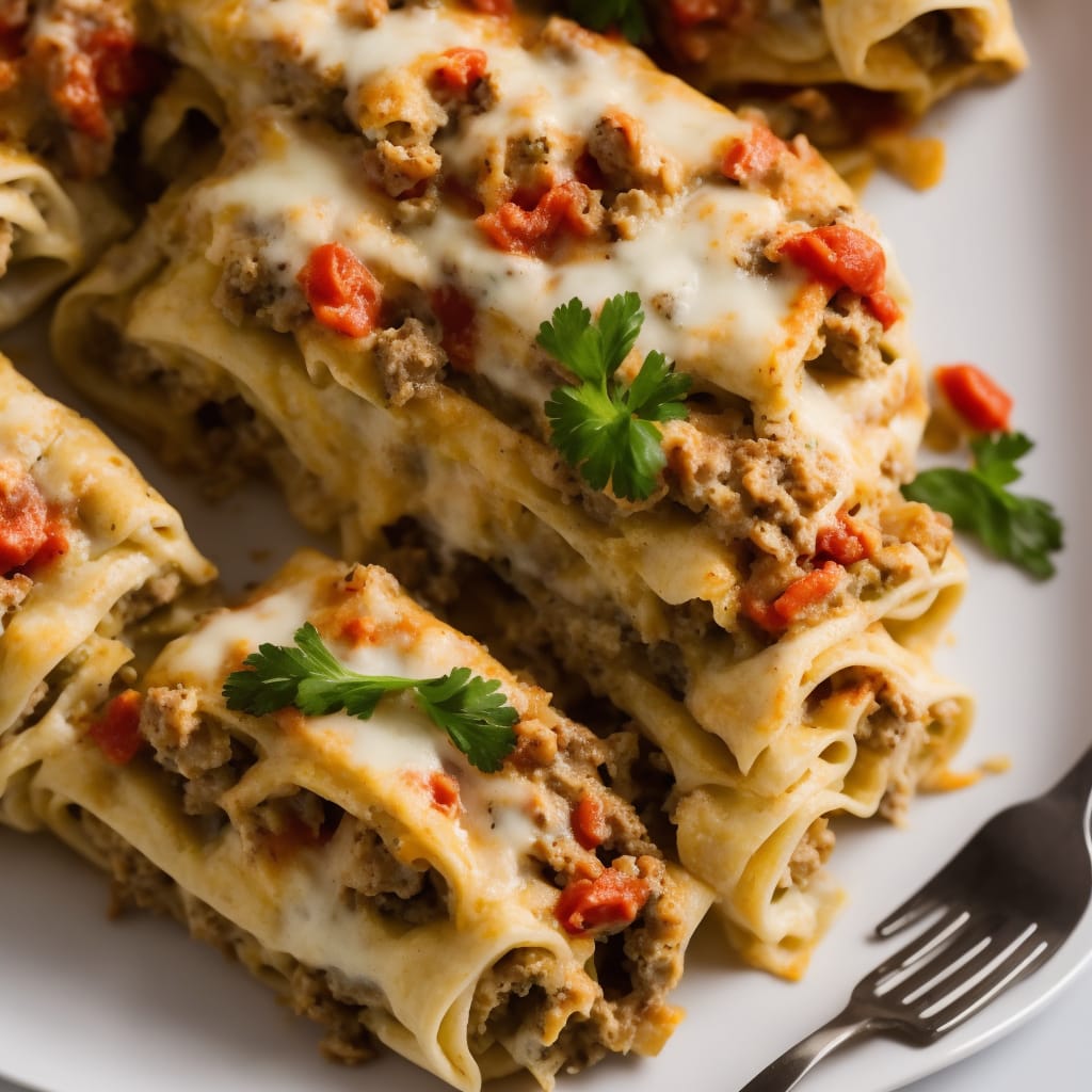 Lasagna Alfredo Roll Ups Recipe