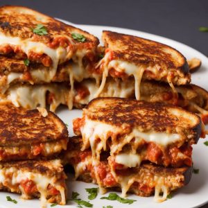 Lazy Chicken Parmesan Grilled Cheese