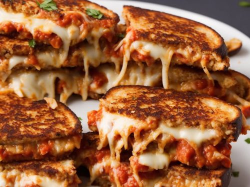 Lazy Chicken Parmesan Grilled Cheese