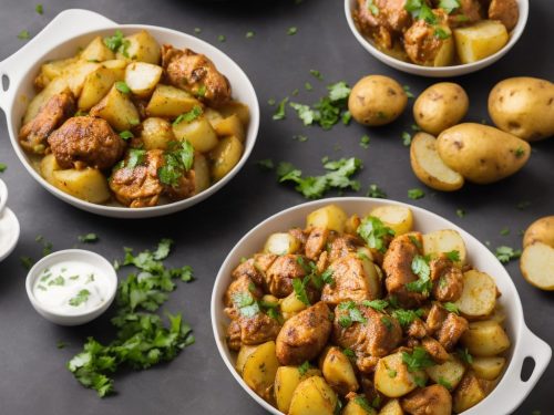 Lebanese Chicken and Potatoes Recipe