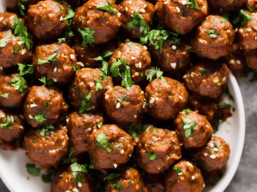 Lebanese-style Meatballs with Mujadara