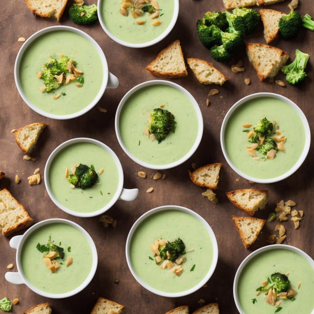 Leek & Broccoli Soup with Cheesy Scones