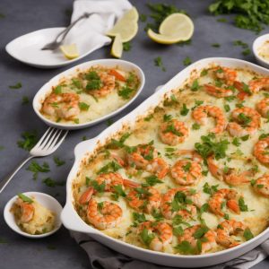 Leek & Prawn Gratin