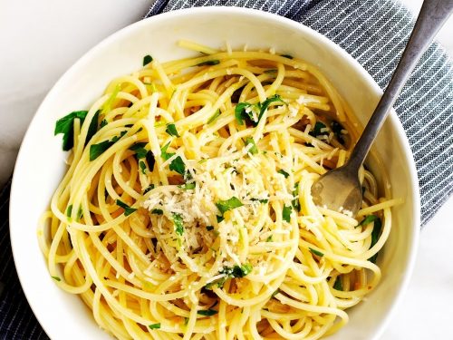 Lemon Butter Herb Pasta Recipe