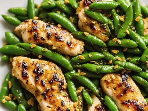 Lemon Chicken with Sugar Snap Peas