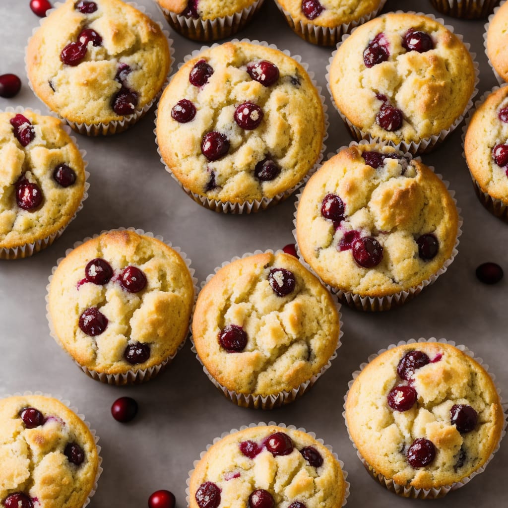Lemon Cranberry Muffins Recipe