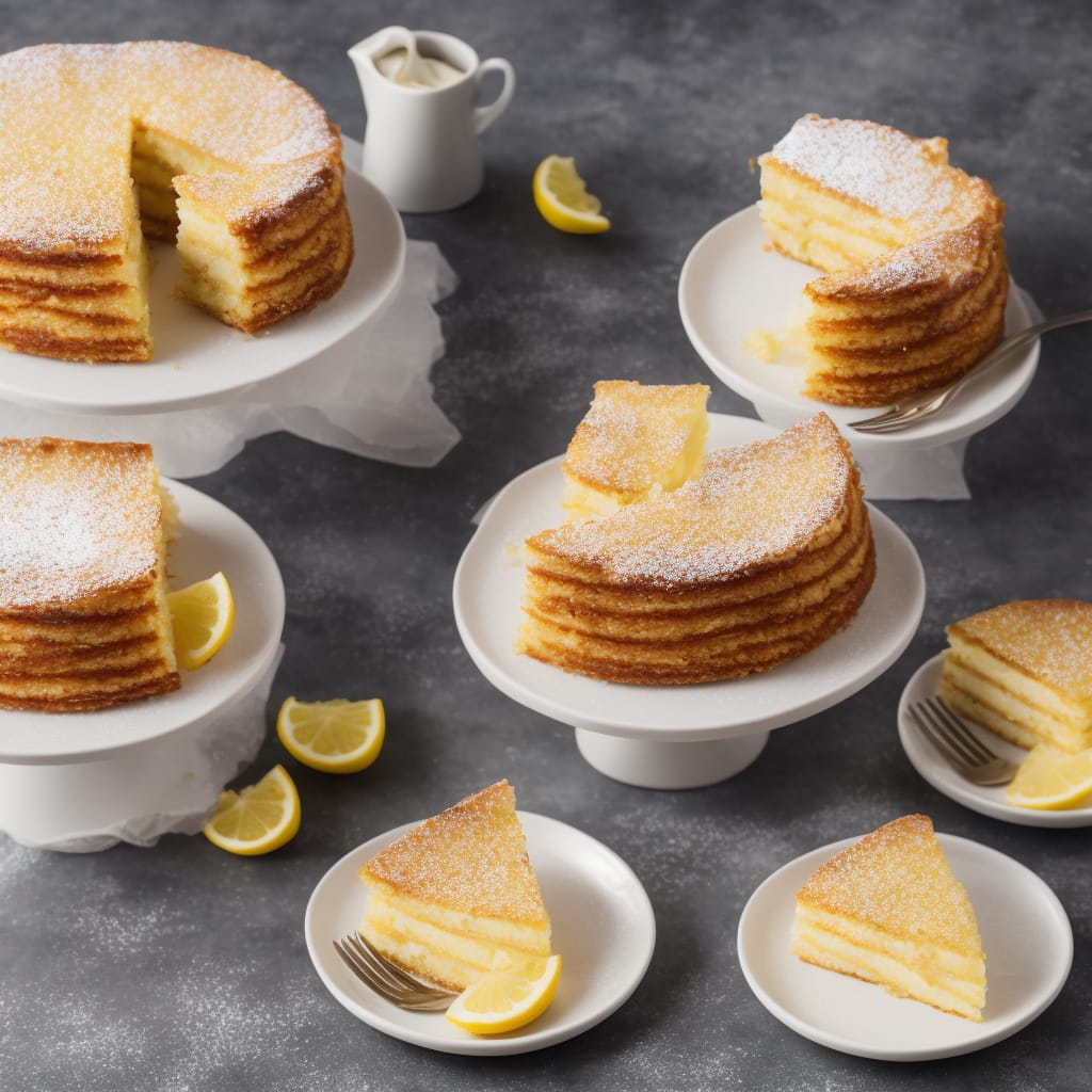 Lemon Drizzle Mille Crêpe Cake