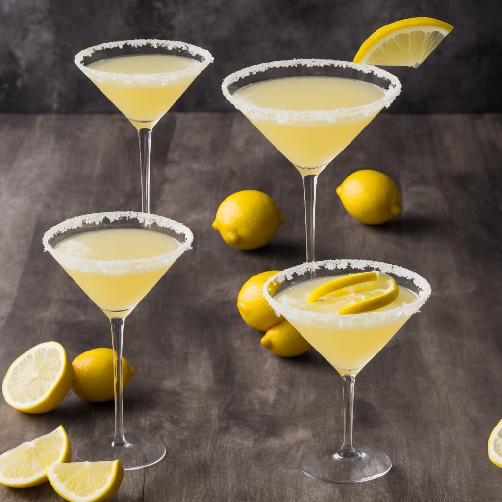 Lemon Drop Martini Mocktail