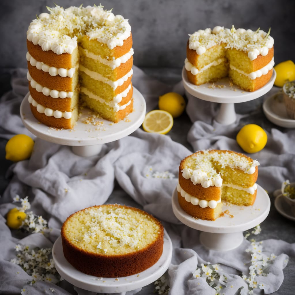 Lemon & Elderflower Celebration Cake