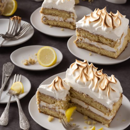 Lemon Meringue Ice Cream Cake Recipe
