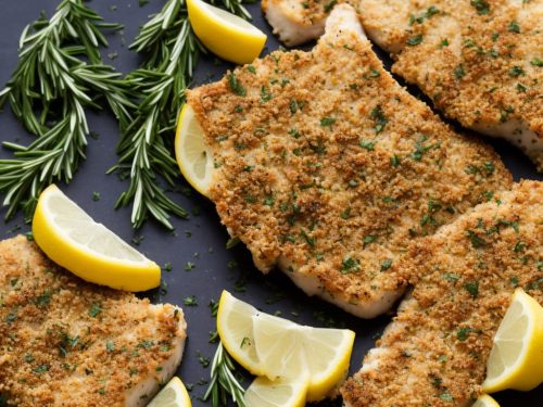 Lemon & Rosemary Crusted Fish Fillets Recipe