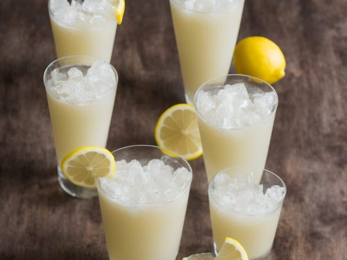 Lemon Sherbet Ice