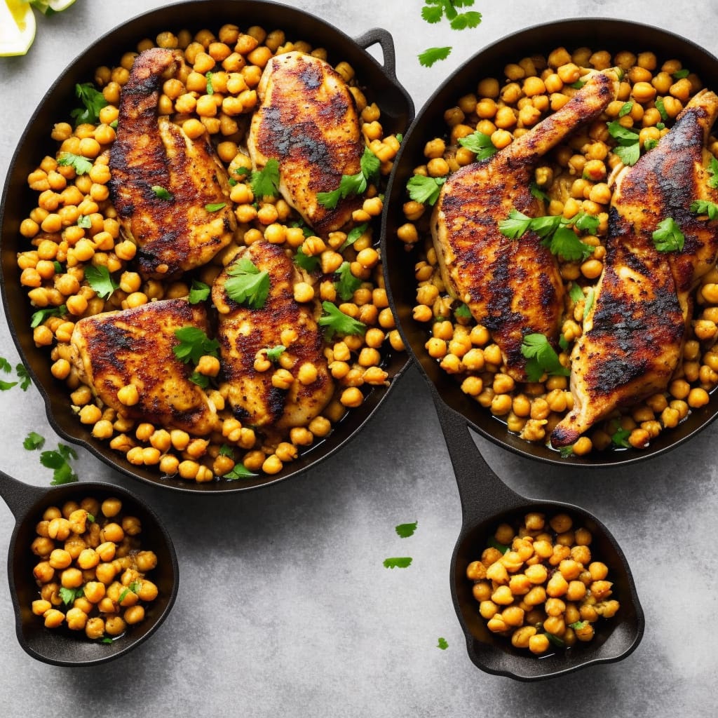 Lemon-Spiced Chicken with Chickpeas
