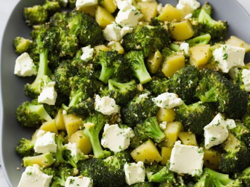 Lemony Potato, Broccoli & Goat's Cheese Salad