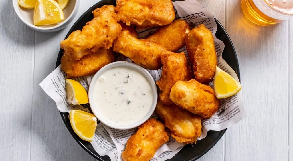 Light and Crispy Fried Halibut