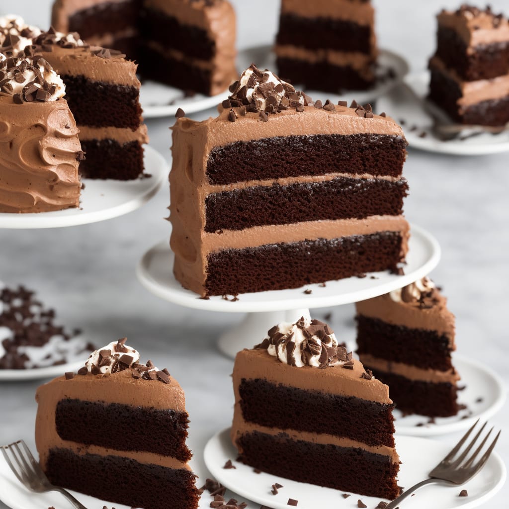 Light & Fluffy Chocolate Mocha Cake