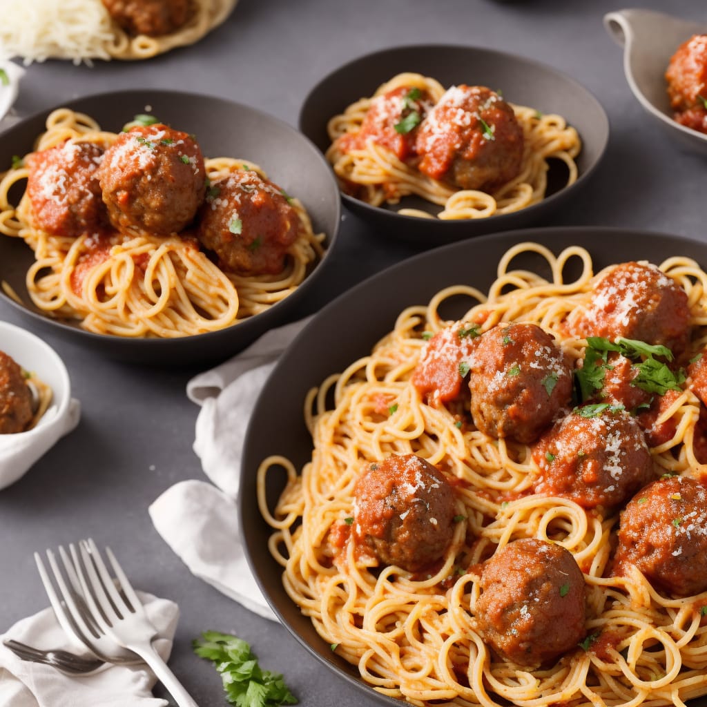 Lighter Spaghetti & Meatballs