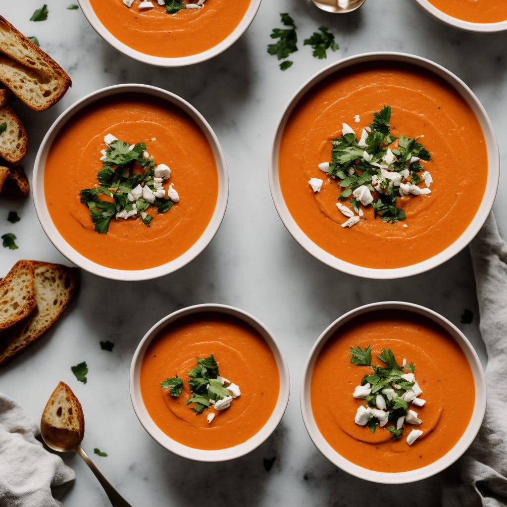 Lightly Spiced Carrot Soup