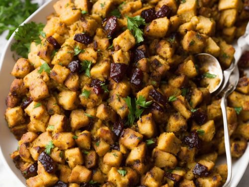 Lightly spiced Christmas stuffing
