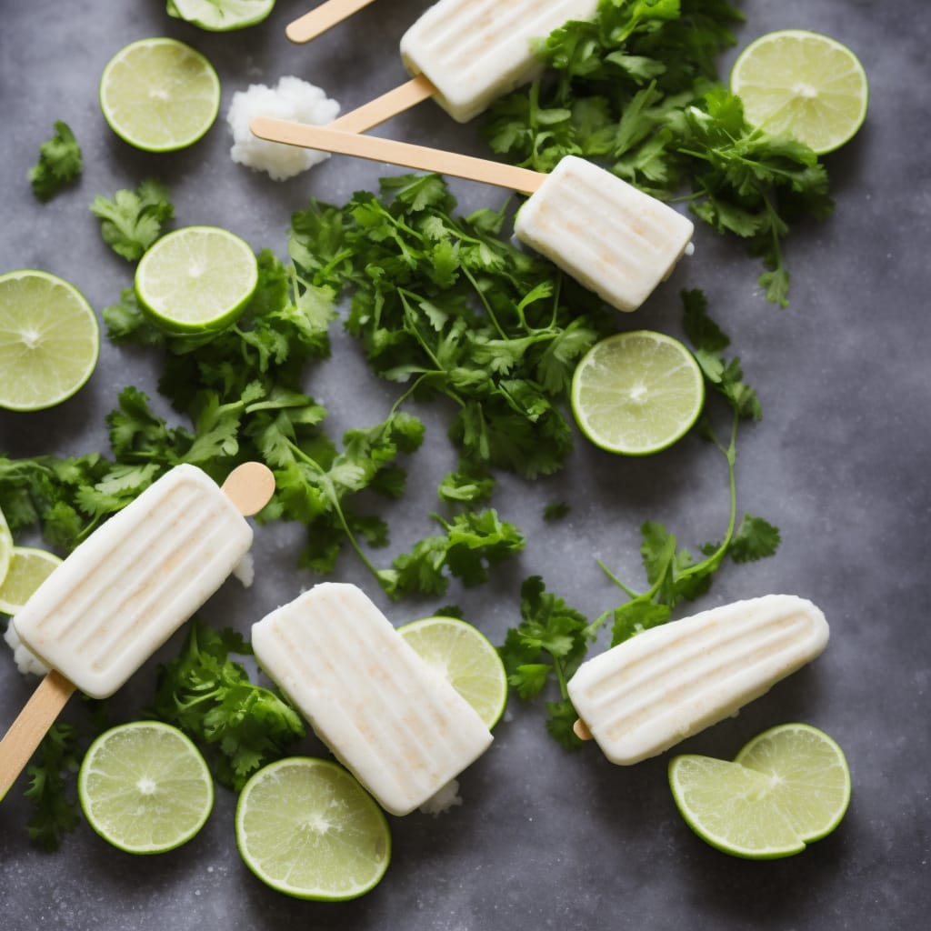 Lime & Coconut Ice Lollies