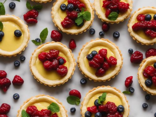 Lime Curd Tarts with Summer Berries