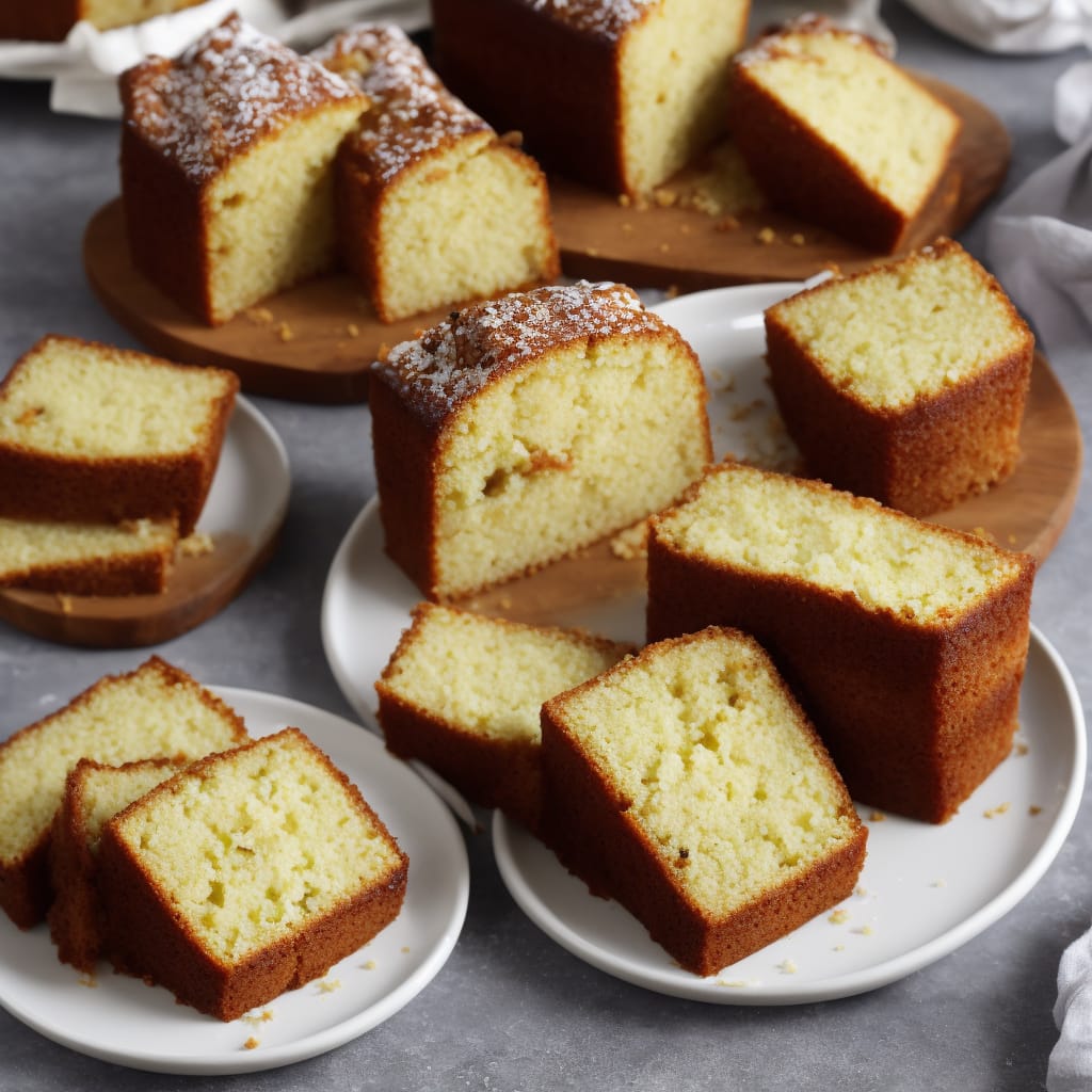 Lime & ginger drizzle cake