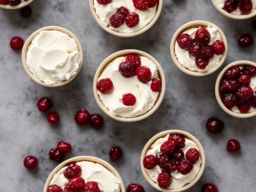 Lingonberry & Ginger Cheesecake Pots