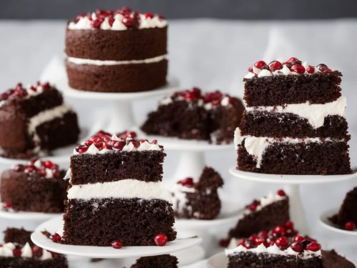 Little Black Forest cakes