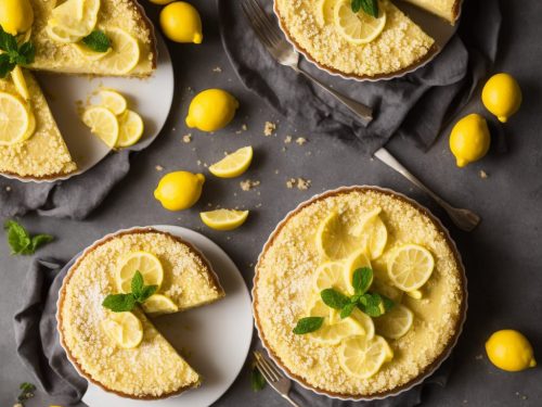 Luscious Lemon Baked Cheesecake