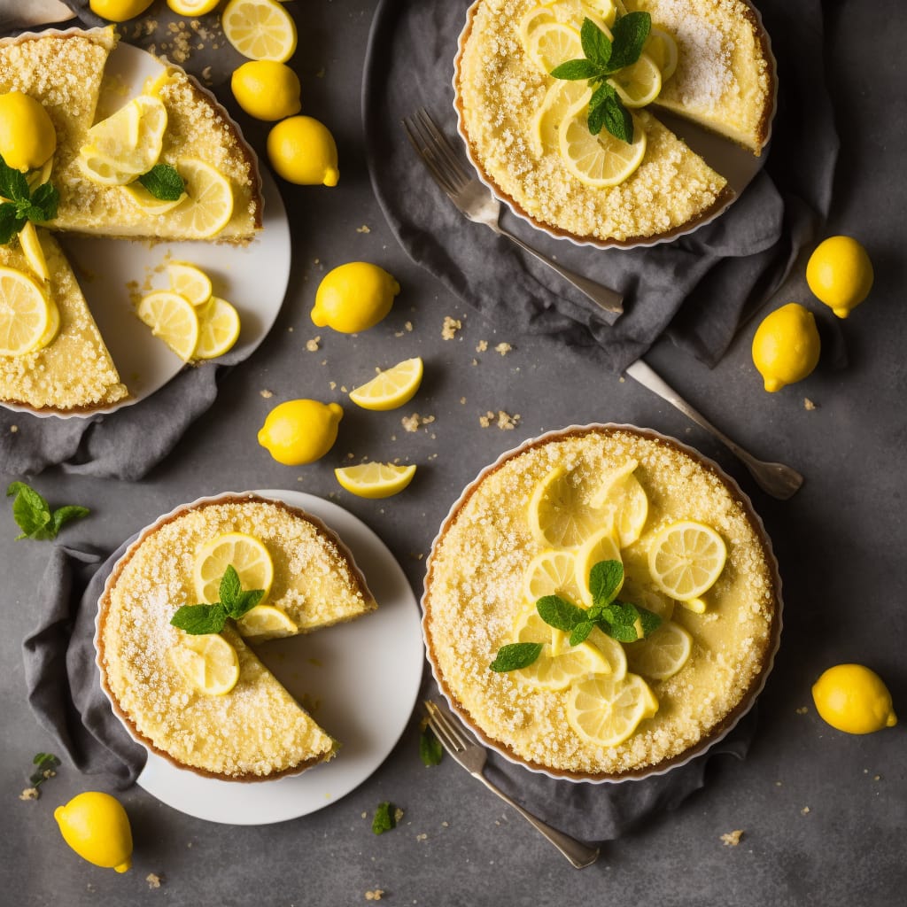 Luscious Lemon Baked Cheesecake