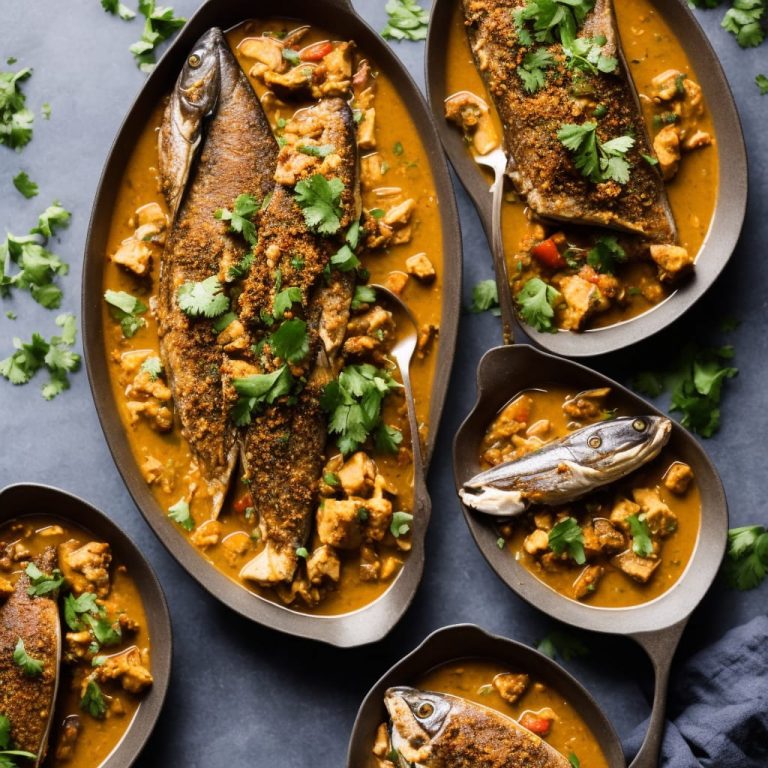 Mackerel with Curry Spices Recipe