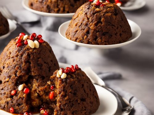 Mandarin-in-the-middle Christmas Pudding