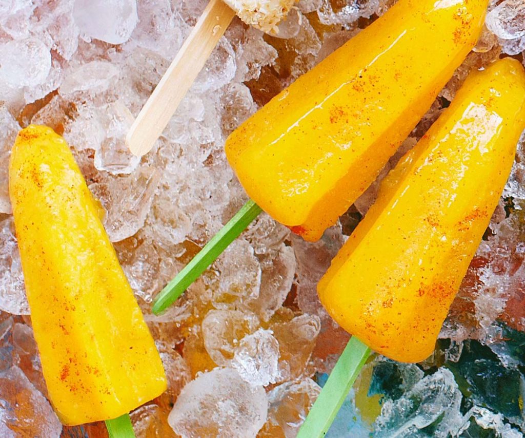 Mango, Chilli & Tequila Ice Lollies