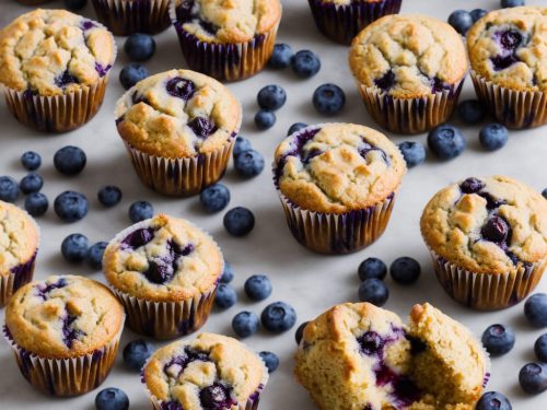 Maple-Glazed Blueberry Muffins
