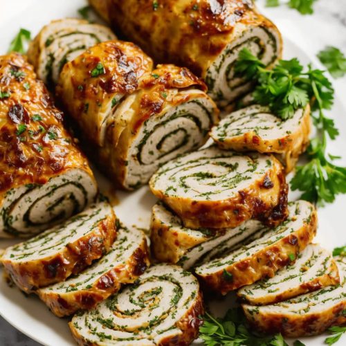 MapleGlazed Garlic & Parsley Turkey Roulade Recipe