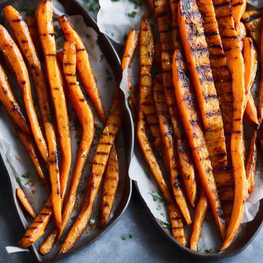 Maple-Glazed Grilled Carrots