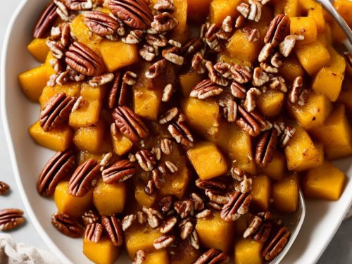 Maple-Roasted Squash with Pecans