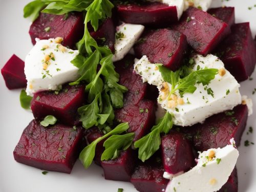 Marinated Beetroot with Grilled Goat's Cheese
