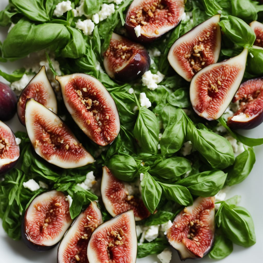 Marinated Figs with Prosciutto, Mozzarella & Basil