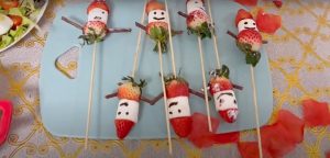 Marshmallow & Strawberry Kebabs